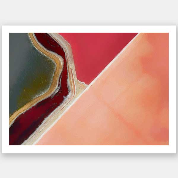 Pink Salt Unframed Art Print