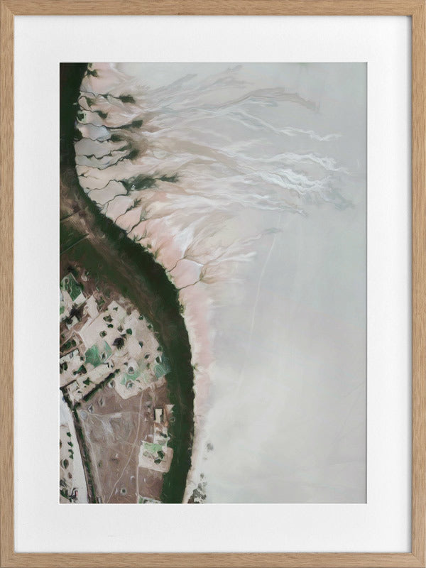 Ice Stream Framed Art Print