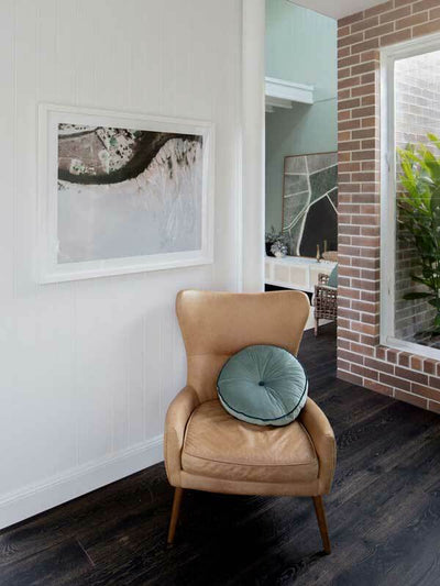 Ice Stream Framed Art Print | Lifestyle