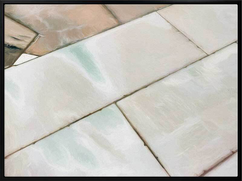 White Romantic Canvas Art Print