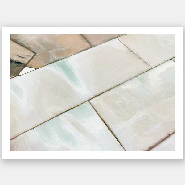 White Romantic Unframed Art Print