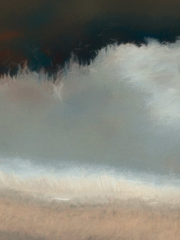 Blurred Coast Canvas Art Print