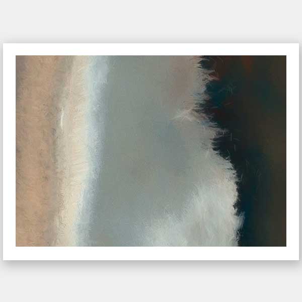 Blurred Coast Unframed Art Print
