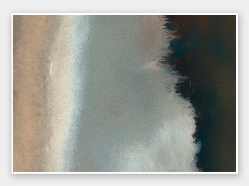 Blurred Coast Unframed Art Print