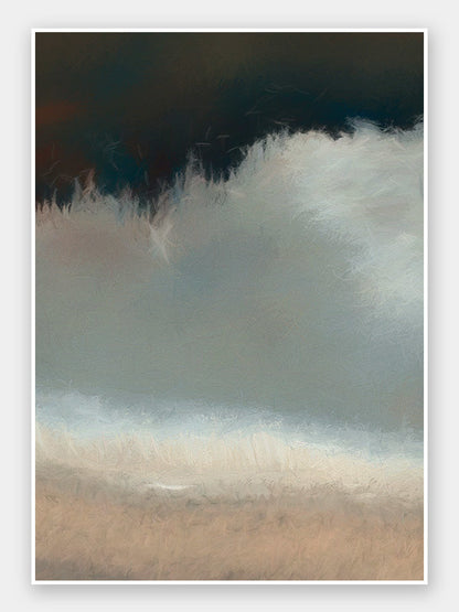 Blurred Coast Unframed Art Print