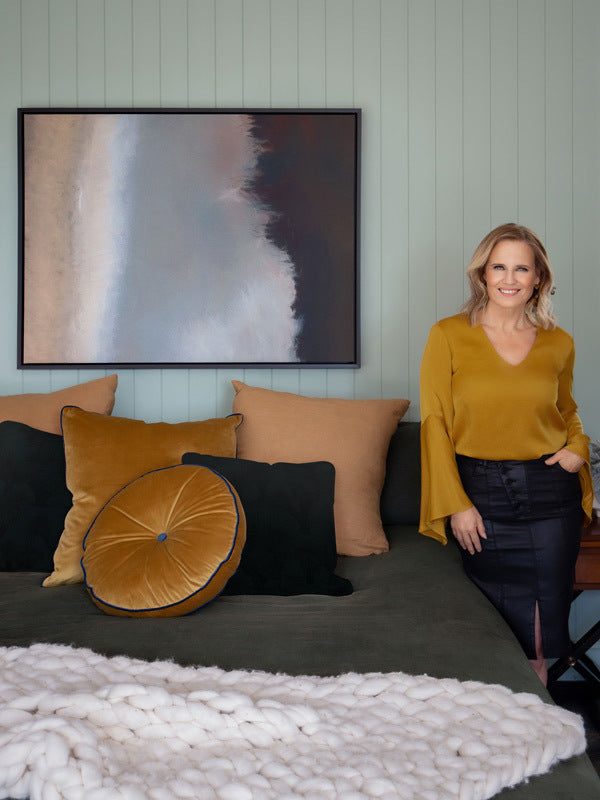 Blurred Coast Canvas Art Print | Lifestyle