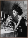 Feline Couture Canvas Art Print
