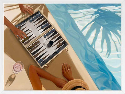 Backgammon, Anyone Framed Art Print