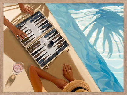 Backgammon, Anyone Framed Art Print