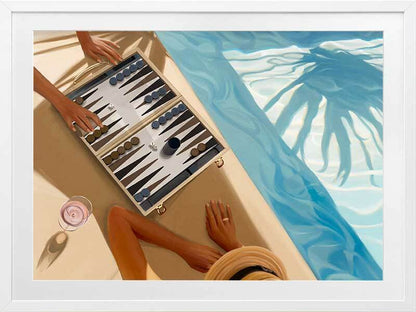 Backgammon, Anyone Framed Art Print