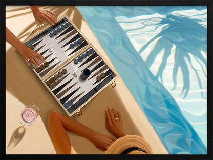 Backgammon, Anyone Framed Art Print