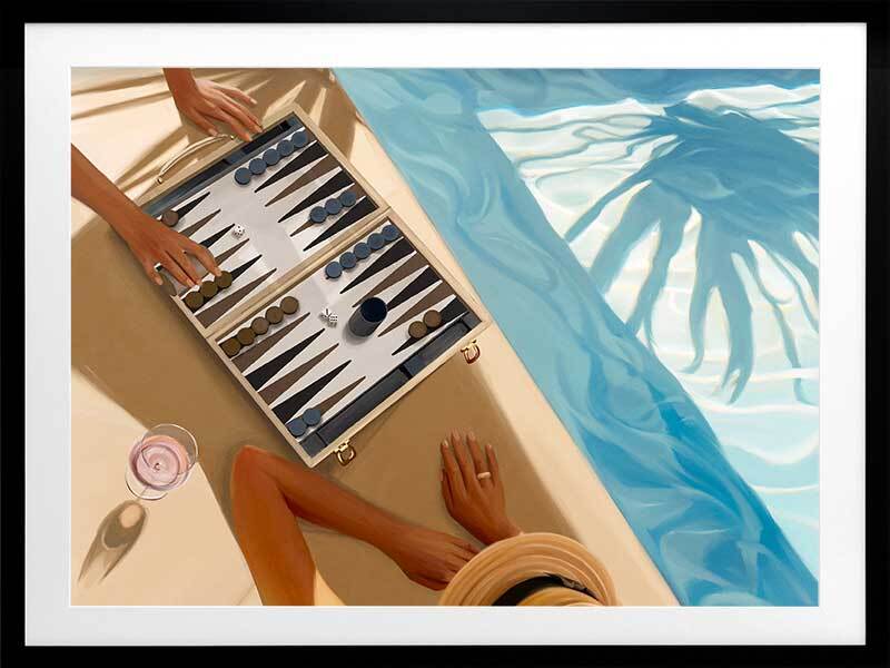 Backgammon, Anyone Framed Art Print