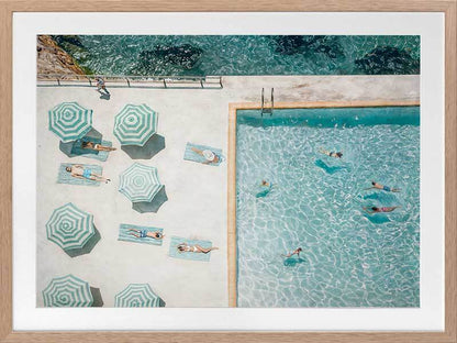 Bondi Bathers Club Framed Art Print