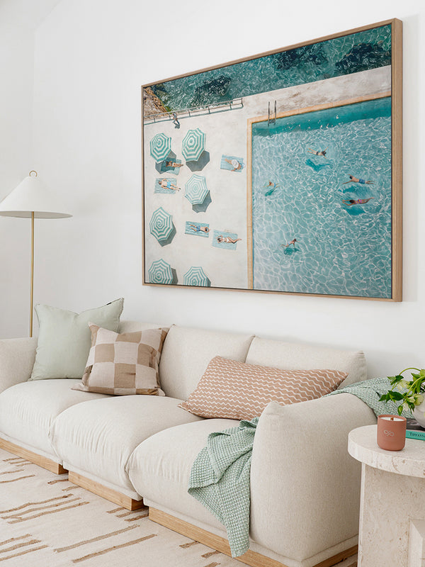 Bondi Bathers Club Canvas Art Print | Lifestyle