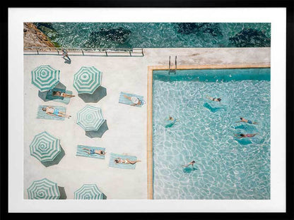 Bondi Bathers Club Framed Art Print