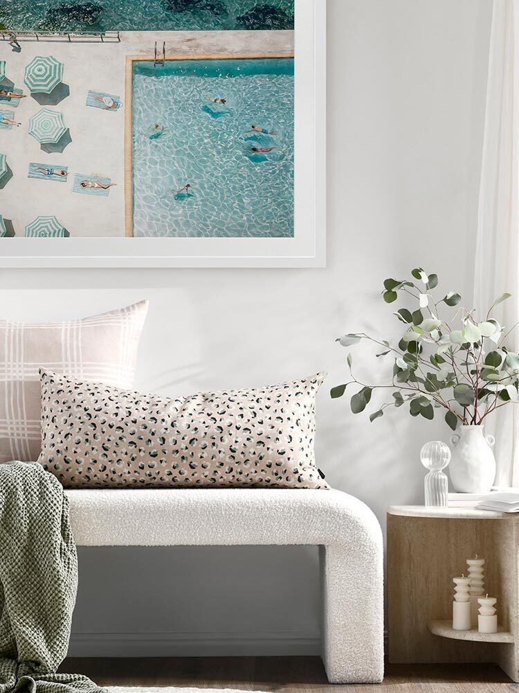 Bondi Bathers Club Framed Art Print | Lifestyle