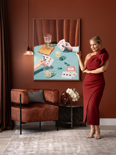 Deal Me In Canvas Art Print | Lifestyle