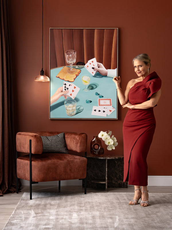 Deal Me In Canvas Art Print | Lifestyle