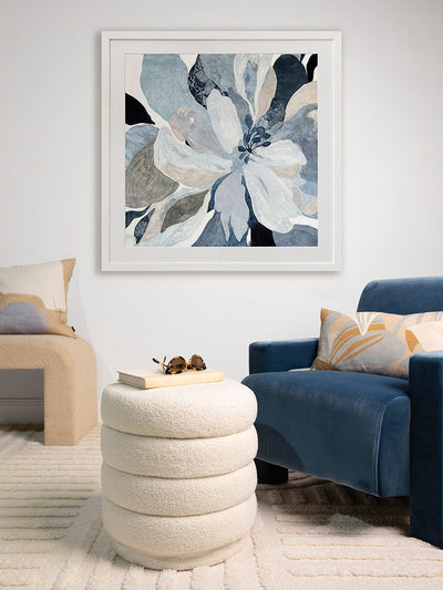 Frosted Petals Framed Art Print | Lifestyle
