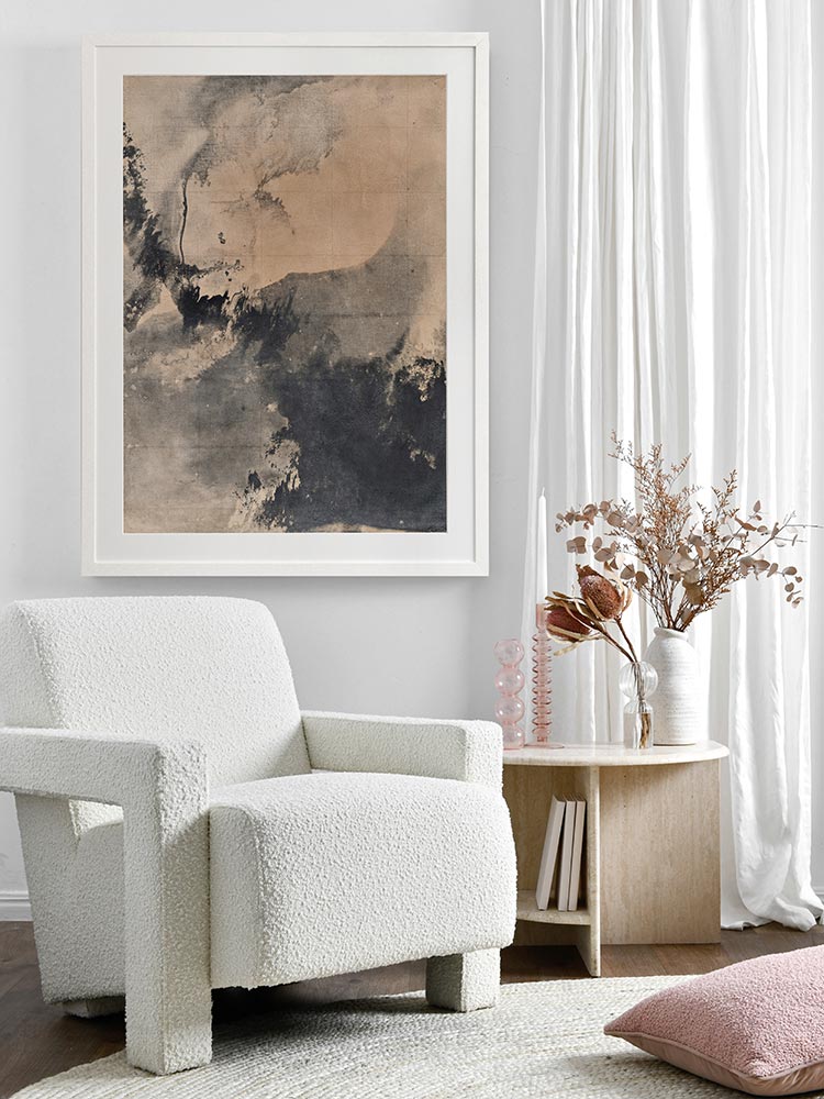 Midnight Tide II Framed Art Print | Lifestyle