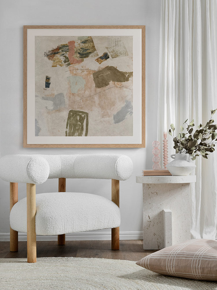 Between the Lines I Framed Art Print | Lifestyle