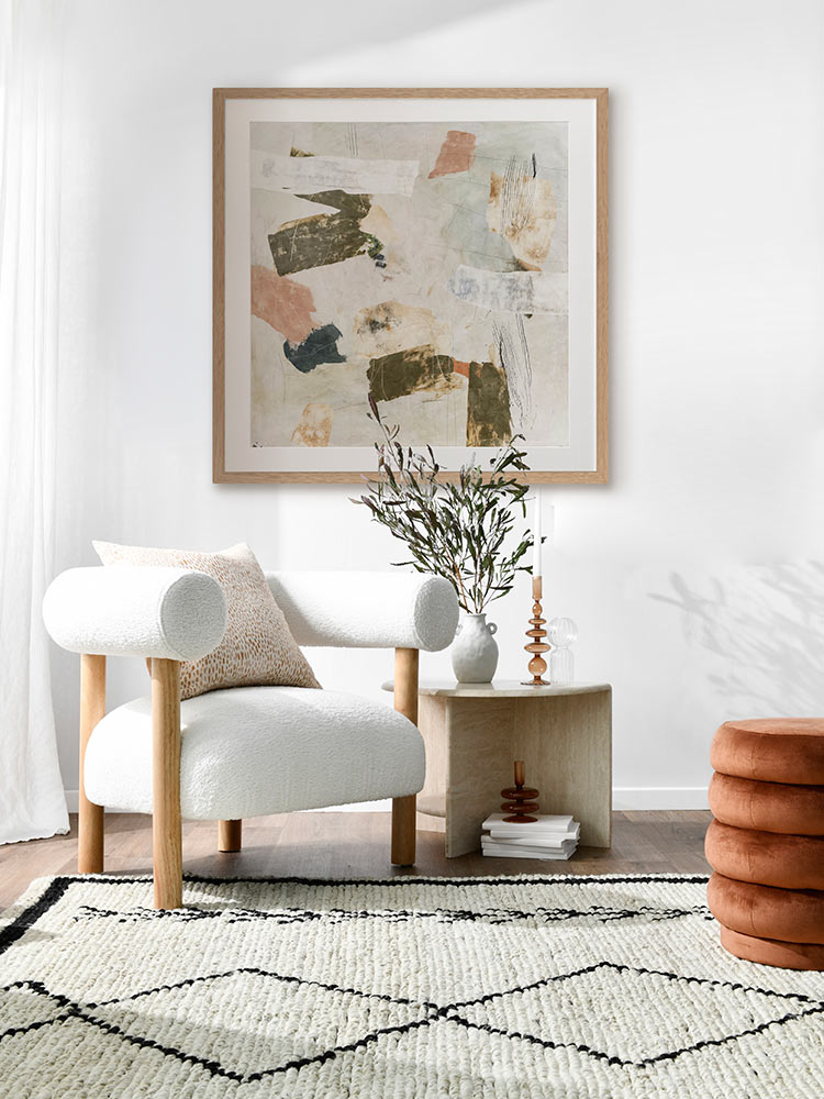 Between the Lines II Framed Art Print | Lifestyle