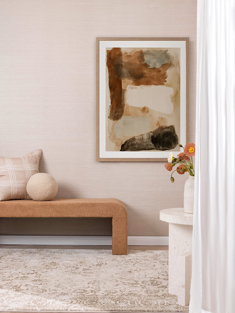 Brushed By Time II Framed Art Print | Lifestyle