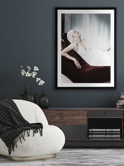 Blonde Bombshell Framed Art Print | Lifestyle