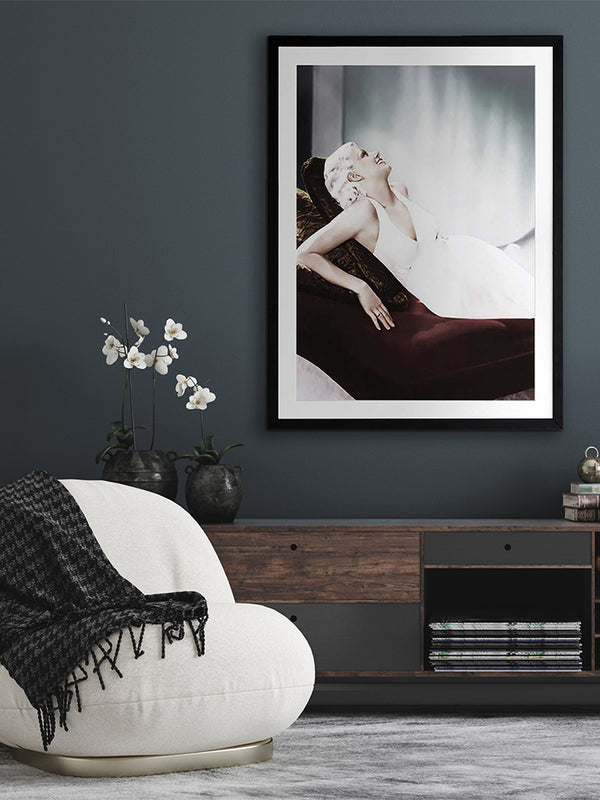 Blonde Bombshell Framed Art Print | Lifestyle