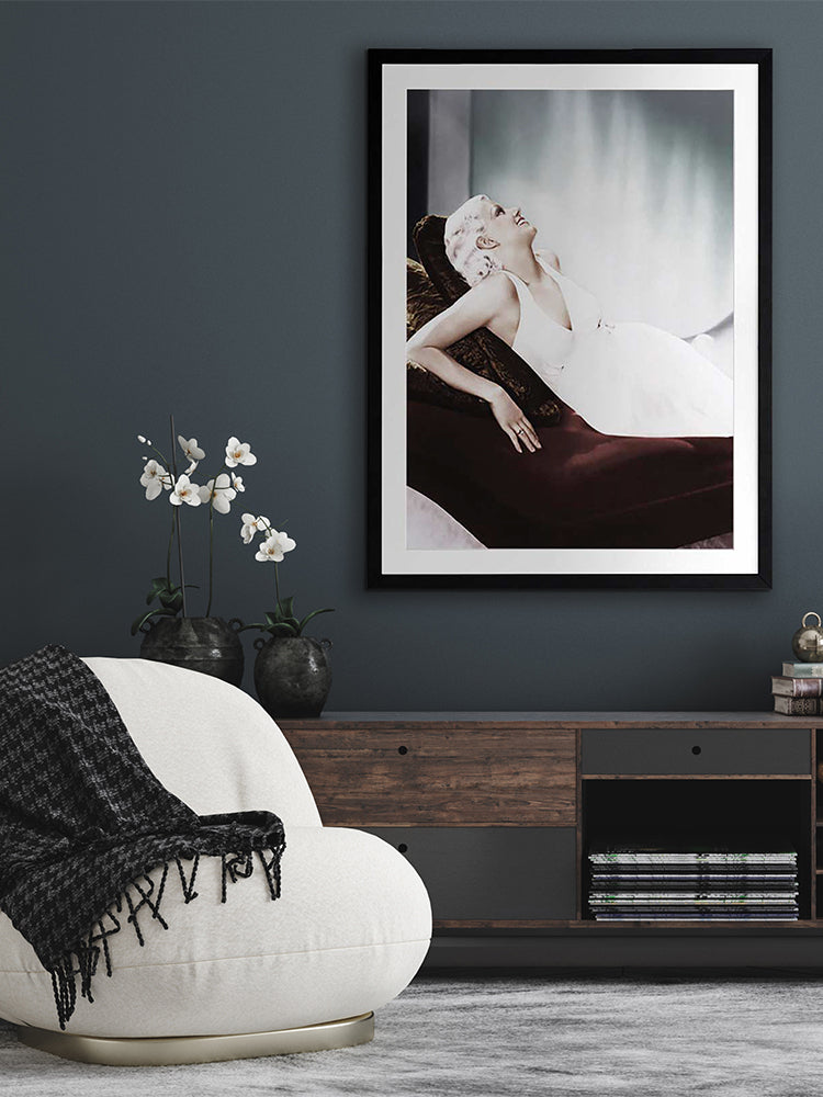 Blonde Bombshell Framed Art Print | Lifestyle