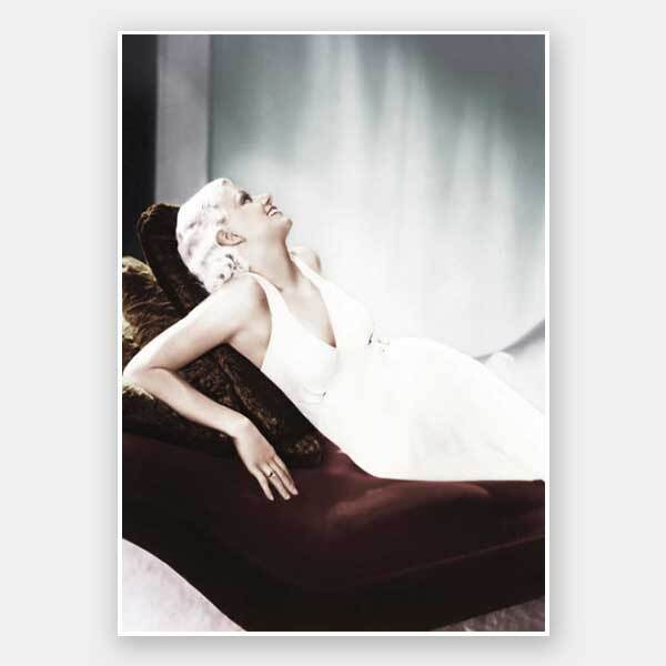 Blonde Bombshell Unframed Art Print