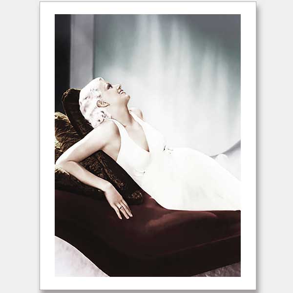 Blonde Bombshell Unframed Art Print