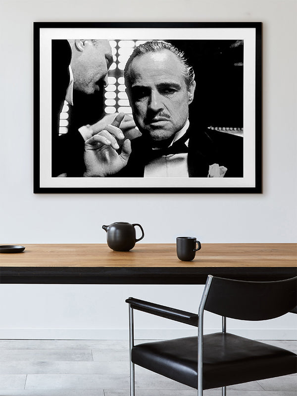 Don Corleone Framed Art Print | Lifestyle