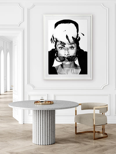 Audrey Hepburn Framed Art Print | Lifestyle