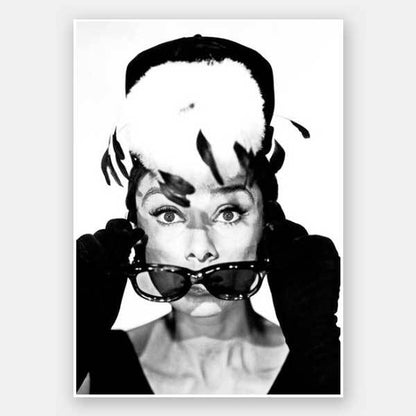 Audrey Hepburn Unframed Art Print