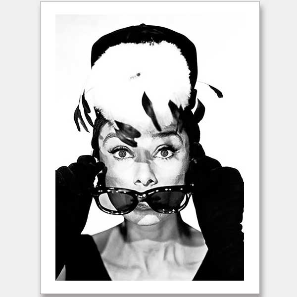 Audrey Hepburn Unframed Art Print