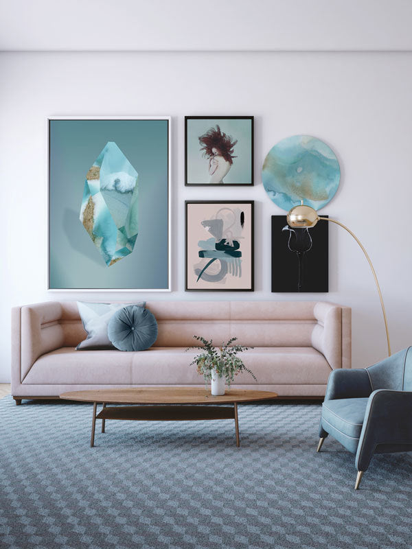 Amazonite Canvas Art Print | Lifestyle