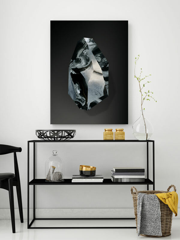 Onyx Framed Art Print | Lifestyle