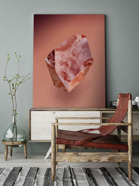 Ochre Framed Art Print | Lifestyle