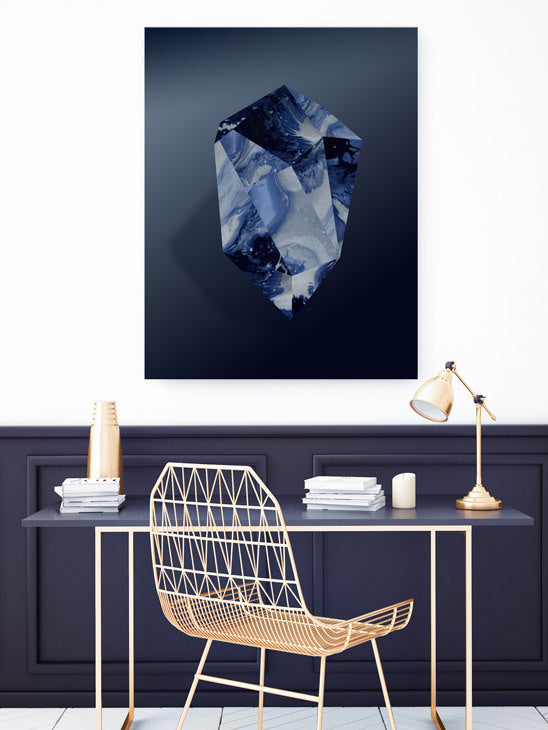 Sapphire Framed Art Print | Lifestyle