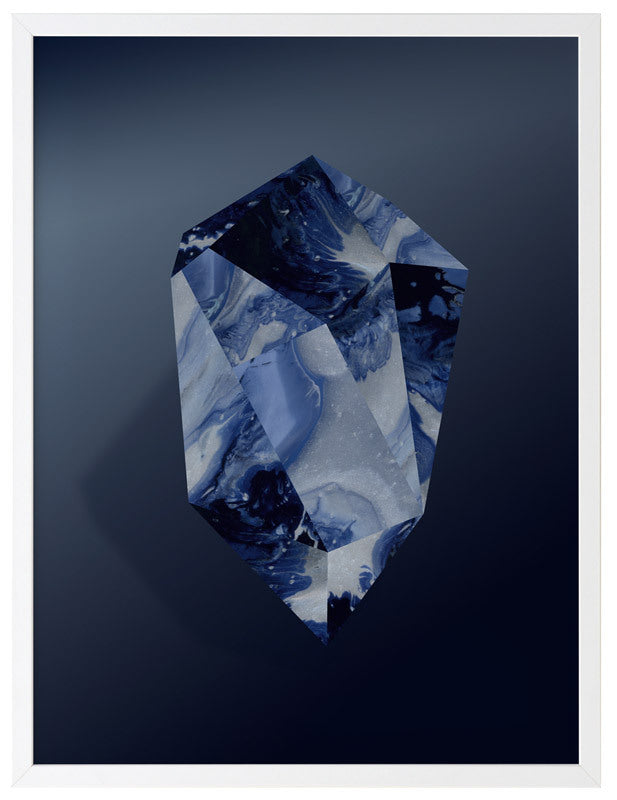 Sapphire Framed Art Print