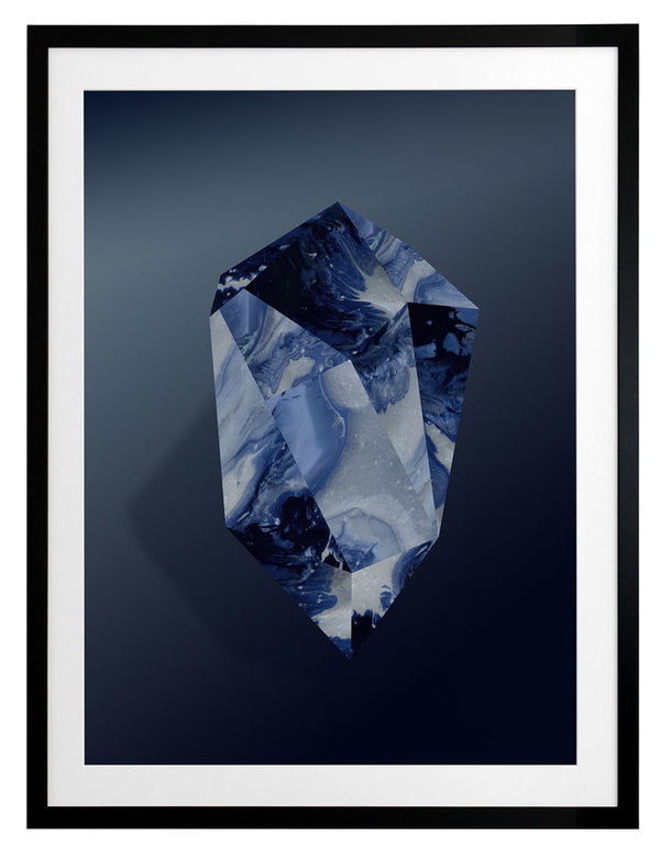Sapphire Framed Art Print