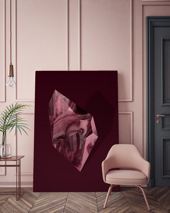 Garnet Framed Art Print | Lifestyle