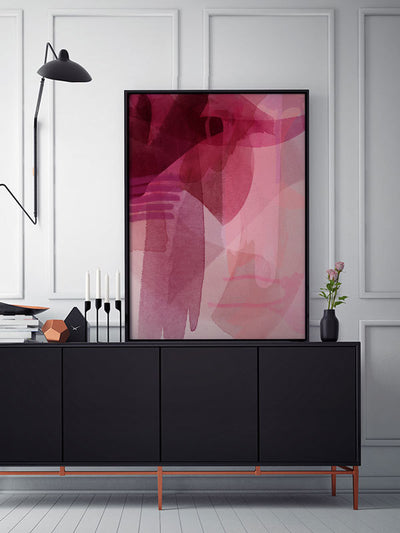 Merlot Canvas Art Print | Lifestyle