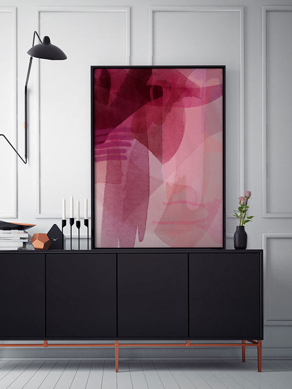 Merlot Canvas Art Print | Lifestyle