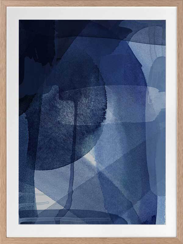 Azul Framed Art Print