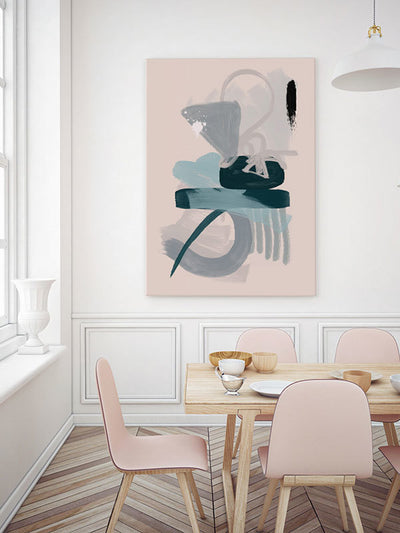 Emerald Om Canvas Art Print | Lifestyle