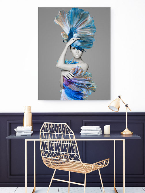 Delphine Framed Art Print | Lifestyle