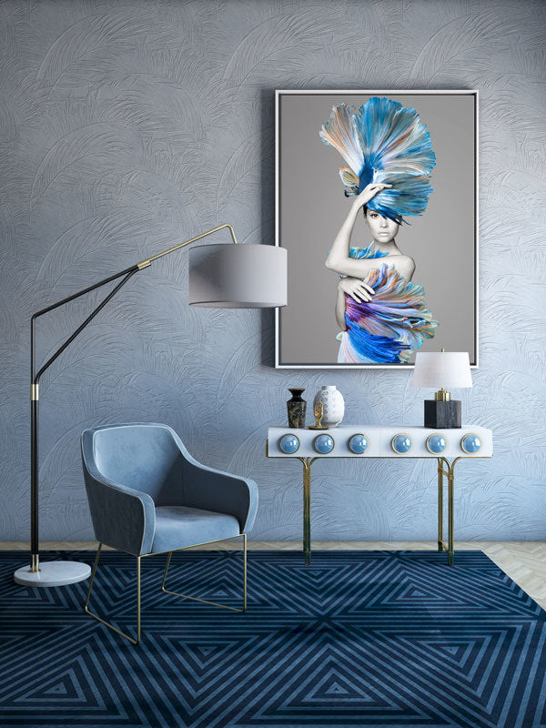 Delphine Canvas Art Print | Lifestyle