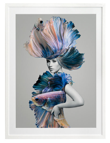 Selene Framed Art Print